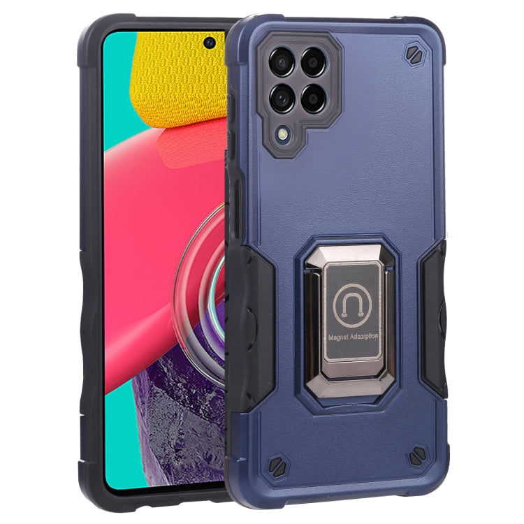 For Samsung Galaxy M53 5G Ring Holder Non-slip Armor Phone Case