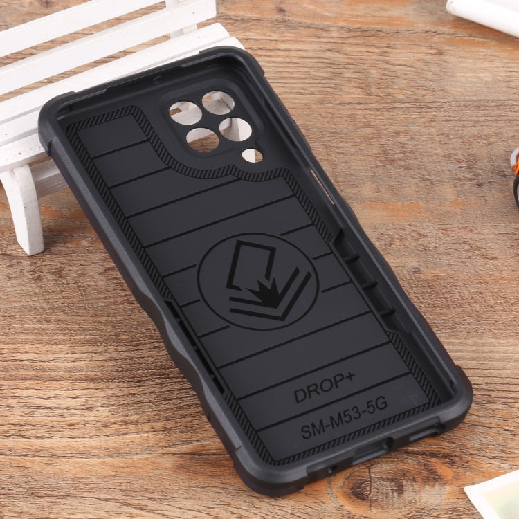 For Samsung Galaxy M53 5G Ring Holder Non-slip Armor Phone Case