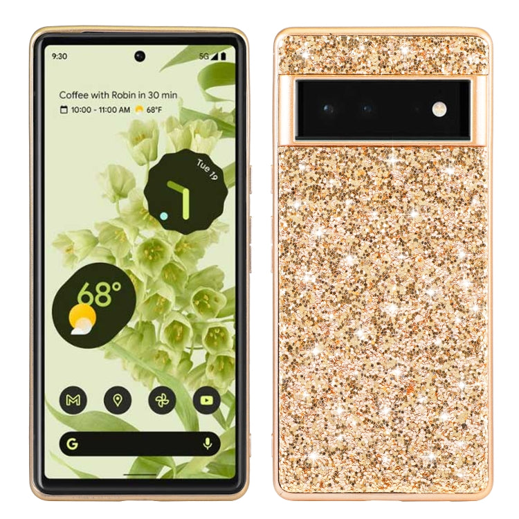For Google Pixel 7 / 7 Pro Glitter Powder Shockproof TPU Phone Case