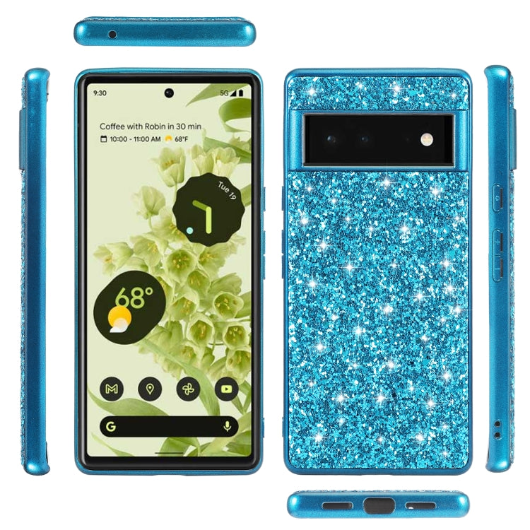 For Google Pixel 7 / 7 Pro Glitter Powder Shockproof TPU Phone Case