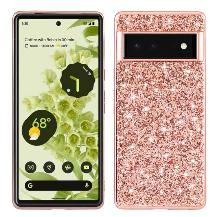 For Google Pixel 7 / 7 Pro Glitter Powder Shockproof TPU Phone Case