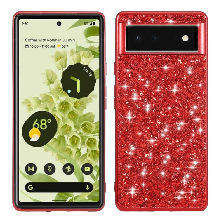 For Google Pixel 7 / 7 Pro Glitter Powder Shockproof TPU Phone Case