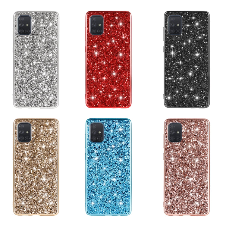 For Samsung Galaxy A73 Glitter Powder Shockproof TPU Phone Case