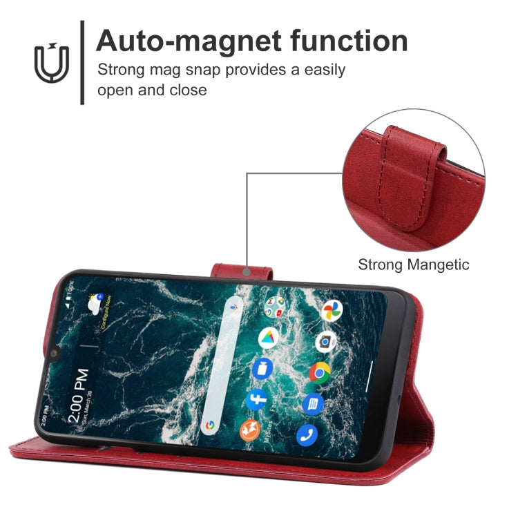 For Nokia C200 Leather Phone Case