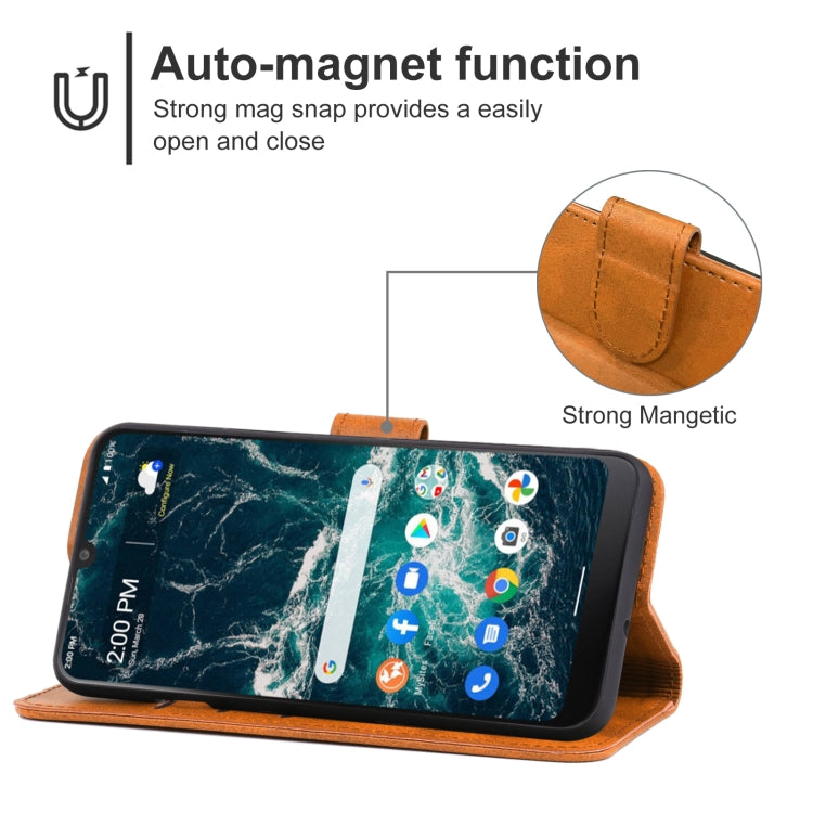 For Nokia C200 Leather Phone Case