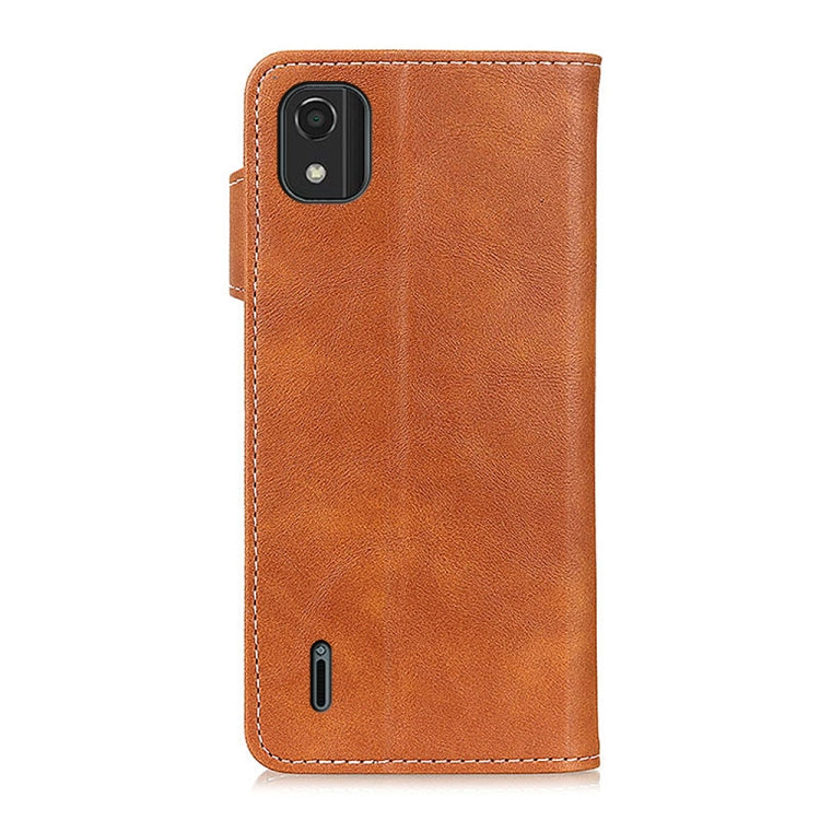 For Nokia C2 2nd Edition S-Type Stitching Calf Texture Leather Phone Case