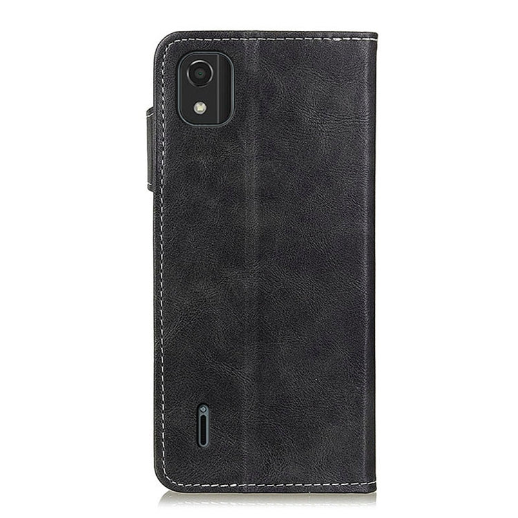 For Nokia C2 2nd Edition S-Type Stitching Calf Texture Leather Phone Case