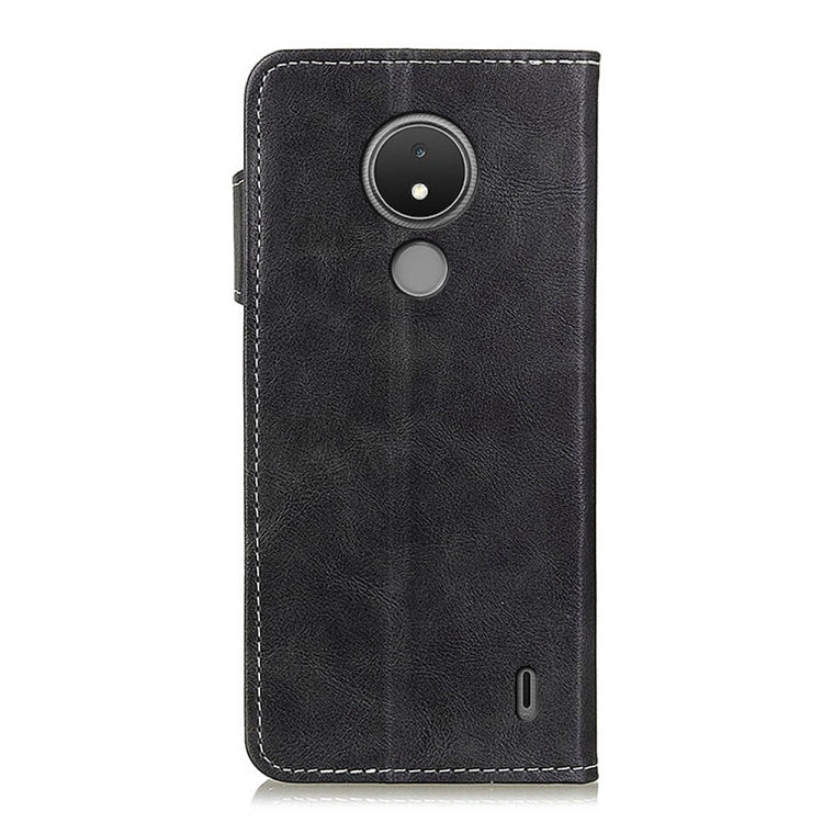 For Nokia C21 S-Type Stitching Calf Texture Leather Phone Case