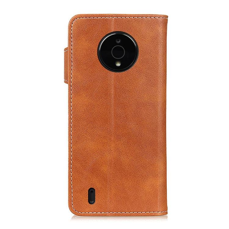 For Nokia C200 S-Type Stitching Calf Texture Leather Phone Case
