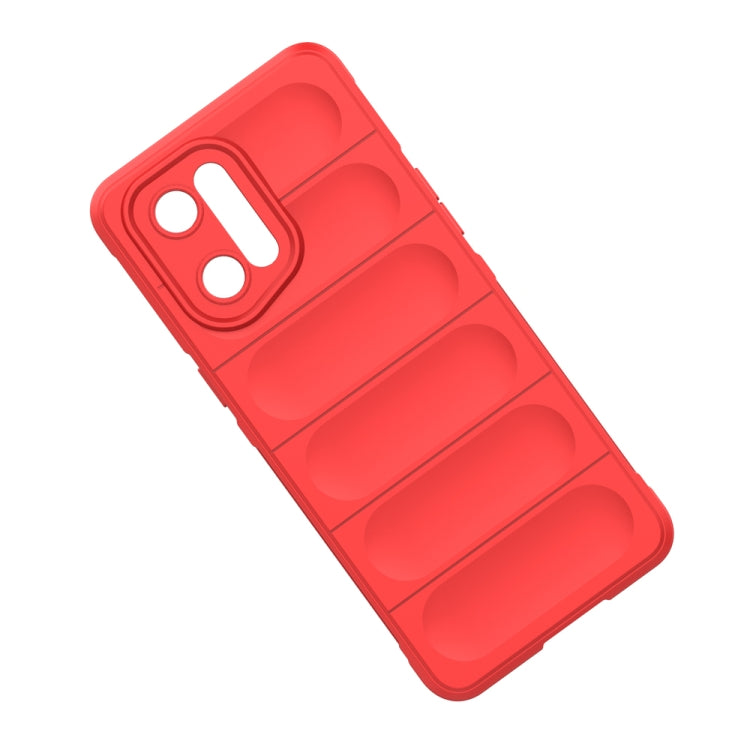For OPPO Find X5 Pro Magic Shield TPU + Flannel Phone Case