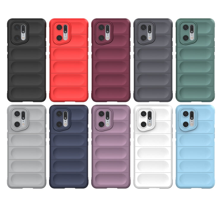 For OPPO Find X5 Pro Magic Shield TPU + Flannel Phone Case