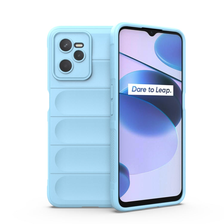 For OPPO Realme C35 Magic Shield TPU + Flannel Phone Case