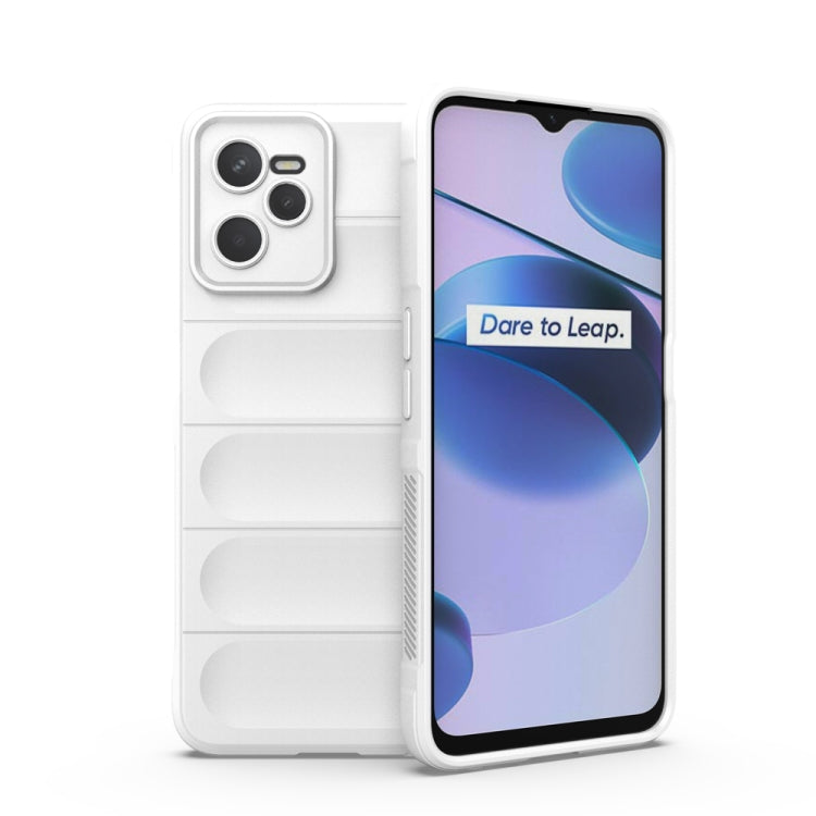 For OPPO Realme C35 Magic Shield TPU + Flannel Phone Case