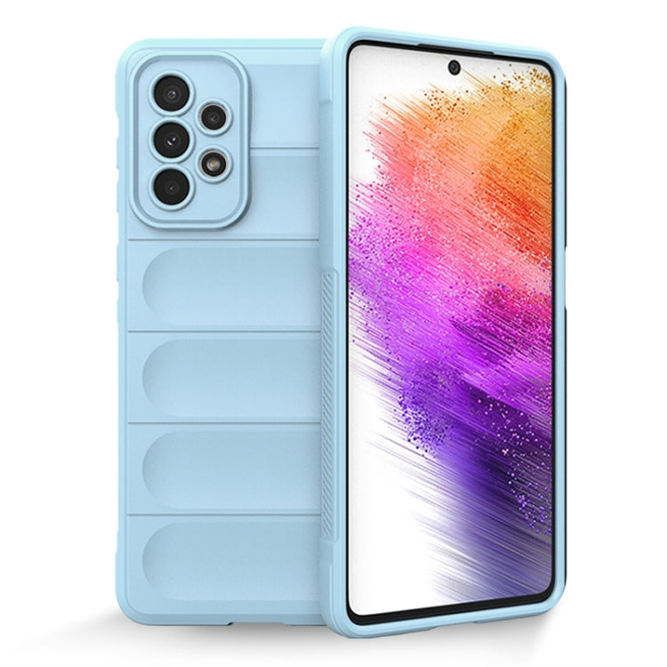 For Samsung Galaxy A73 Magic Shield TPU + Flannel Phone Case
