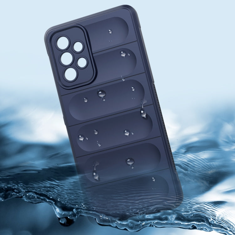 For Samsung Galaxy A73 Magic Shield TPU + Flannel Phone Case
