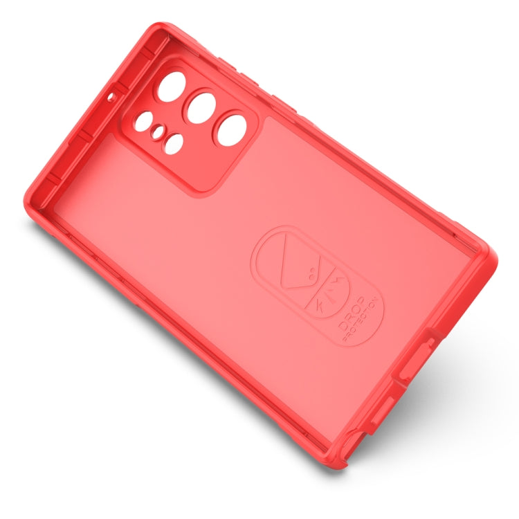 For Samsung Galaxy S22 Ultra 5G Magic Shield TPU + Flannel Phone Case
