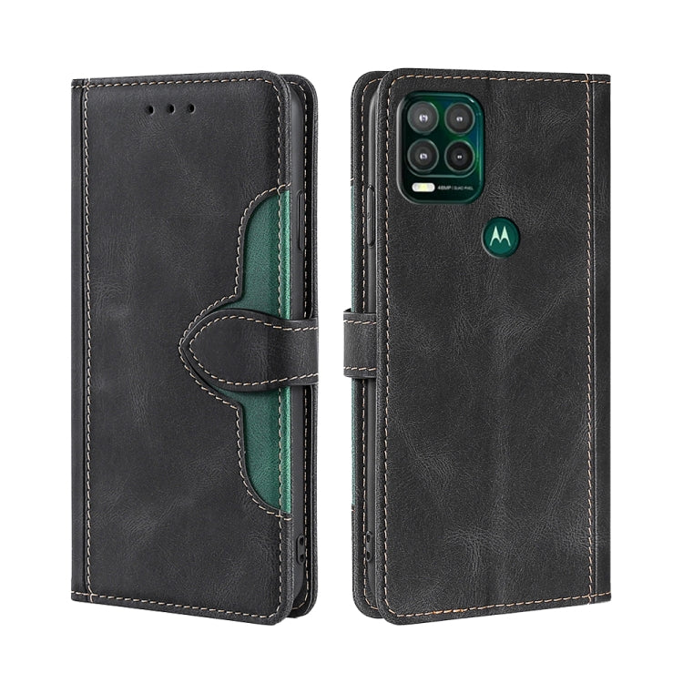 For Motorola Moto G Stylus 2022 Stitching Skin Feel Magnetic Buckle Horizontal Flip PU Leather Case