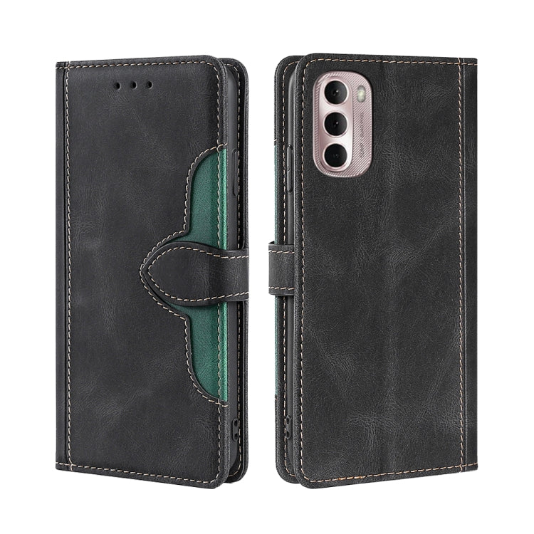 For Motorola Moto G Stylus 5G 2022 Stitching Skin Feel Magnetic Buckle Horizontal Flip PU Leather Case
