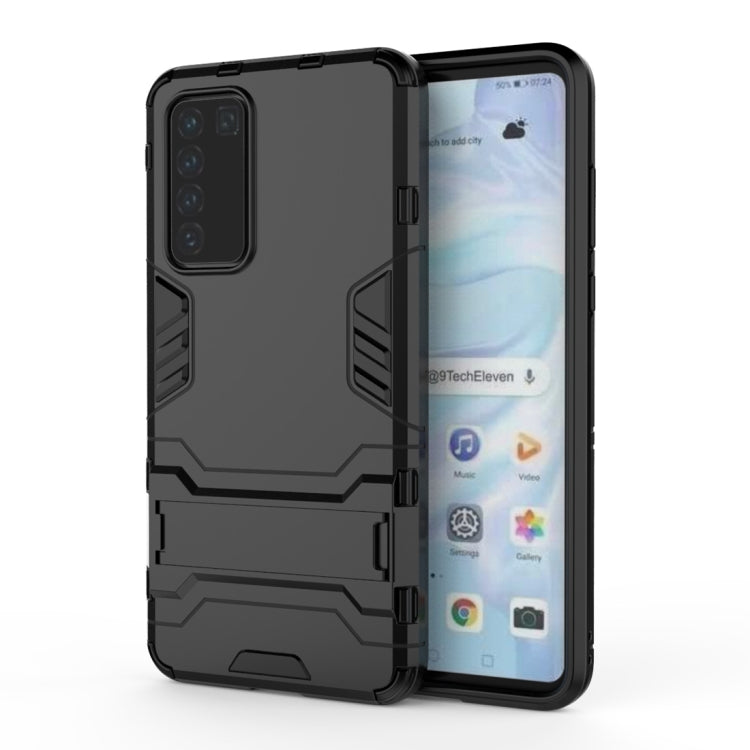 For Huawei P40 PC + TPU Shockproof Protective Case with Holder
