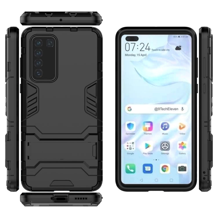 For Huawei P40 PC + TPU Shockproof Protective Case with Holder