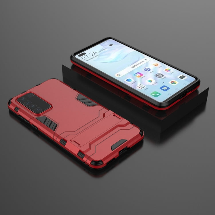 For Huawei P40 PC + TPU Shockproof Protective Case with Holder