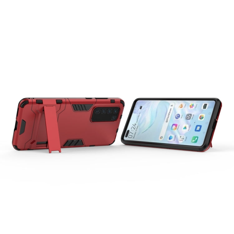 For Huawei P40 PC + TPU Shockproof Protective Case with Holder