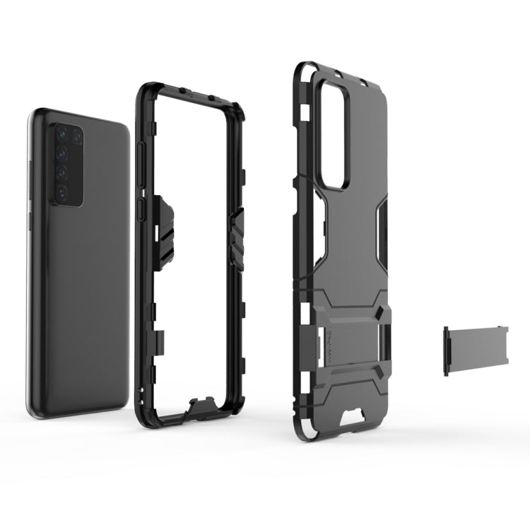 For Huawei P40 PC + TPU Shockproof Protective Case with Holder