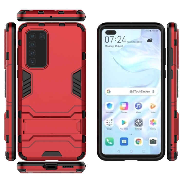 For Huawei P40 PC + TPU Shockproof Protective Case with Holder