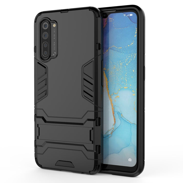 For OPPO Reno3 PC + TPU Shockproof Protective Case with Holder