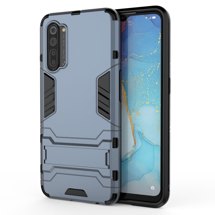 For OPPO Reno3 PC + TPU Shockproof Protective Case with Holder