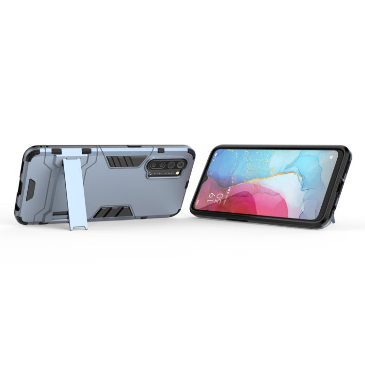 For OPPO Reno3 PC + TPU Shockproof Protective Case with Holder