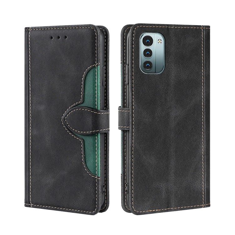 For Nokia G21/G11 Stitching Skin Feel Magnetic Buckle Horizontal Flip PU Leather Case