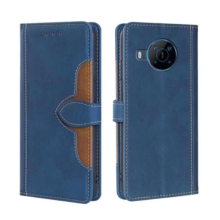 For Nokia X100 Stitching Skin Feel Magnetic Buckle Horizontal Flip PU Leather Case