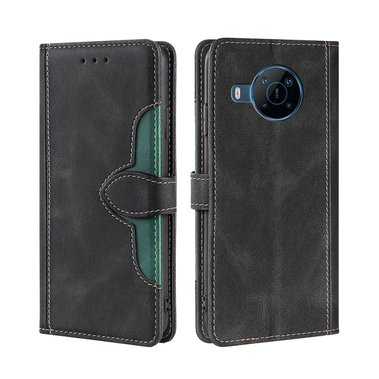 For Nokia X100 Stitching Skin Feel Magnetic Buckle Horizontal Flip PU Leather Case