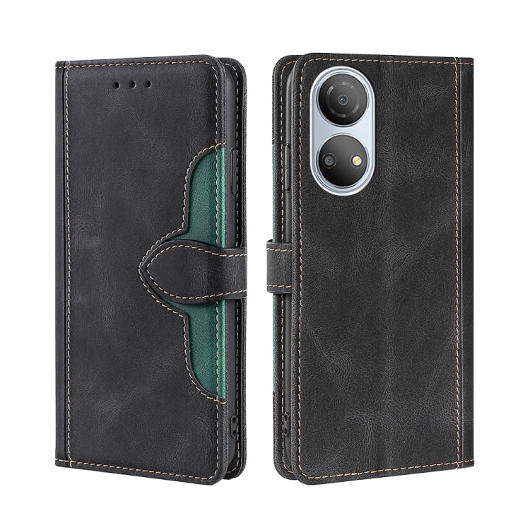 For Honor Play 30 Plus Stitching Skin Feel Magnetic Buckle Horizontal Flip PU Leather Case