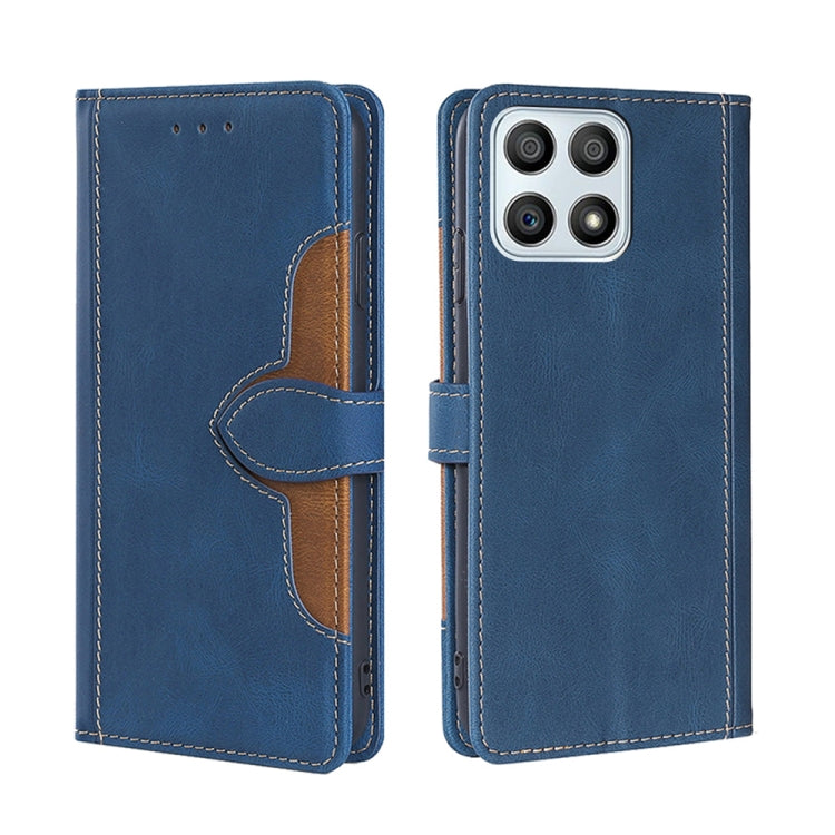 For Honor X30i Stitching Skin Feel Magnetic Buckle Horizontal Flip PU Leather Case