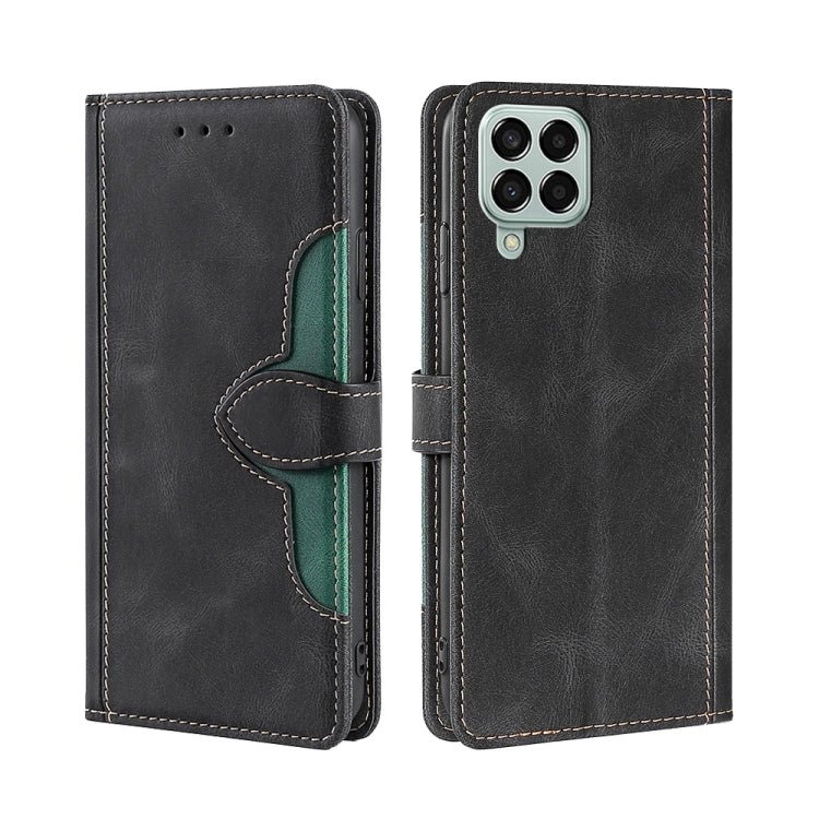 For Samsung Galaxy M33 5G Stitching Skin Feel Magnetic Buckle Horizontal Flip PU Leather Case