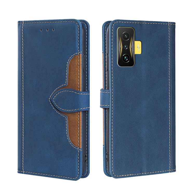 For Xiaomi Redmi K50 Gaming/Poco F4 GT Stitching Skin Feel Magnetic Buckle Horizontal Flip PU Leather Case