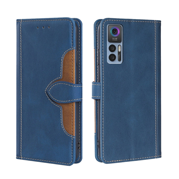 For TCL 30 5G/30+ 5G Stitching Skin Feel Magnetic Buckle Horizontal Flip PU Leather Case