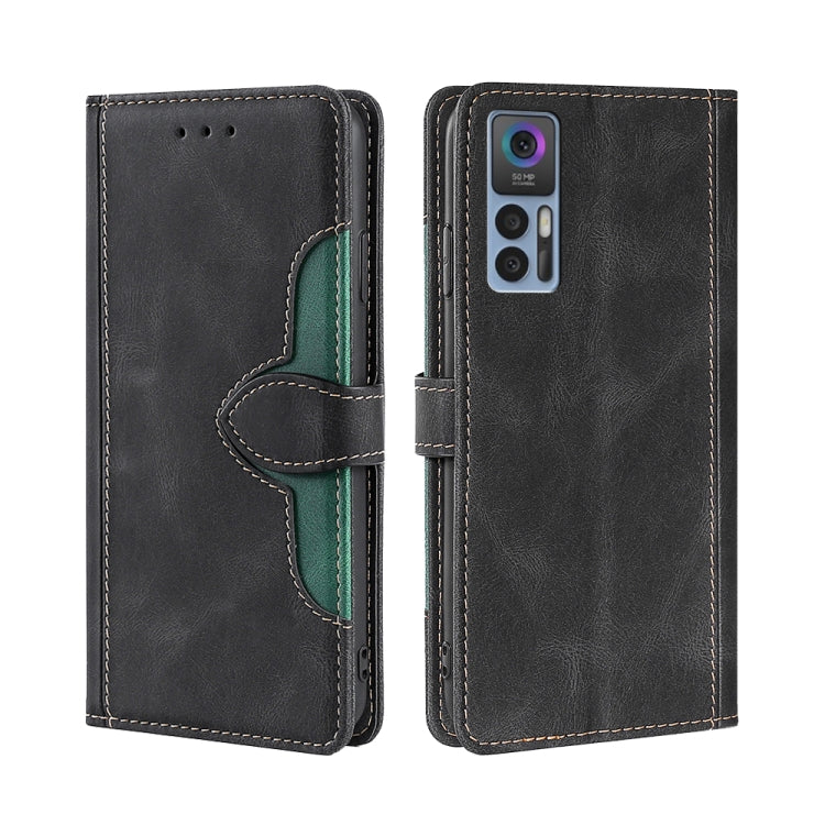For TCL 30 5G/30+ 5G Stitching Skin Feel Magnetic Buckle Horizontal Flip PU Leather Case