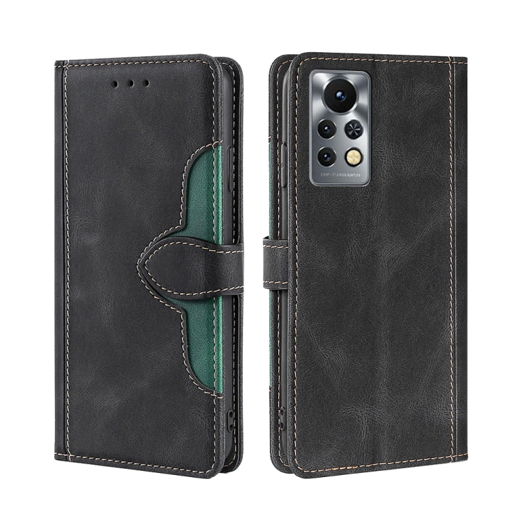 For Infinix Hot 11S/X6812 Stitching Skin Feel Magnetic Buckle Horizontal Flip PU Leather Case