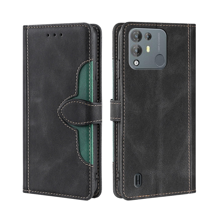 For Blackview A55 Pro Stitching Skin Feel Magnetic Buckle Horizontal Flip PU Leather Case