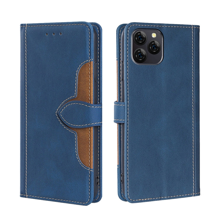 For Blackview A95 Stitching Skin Feel Magnetic Buckle Horizontal Flip PU Leather Case