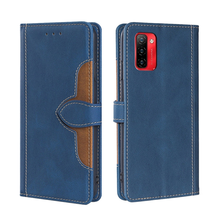 For Ulefone Note 12P Stitching Skin Feel Magnetic Buckle Horizontal Flip PU Leather Case