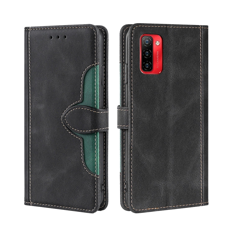 For Ulefone Note 12P Stitching Skin Feel Magnetic Buckle Horizontal Flip PU Leather Case