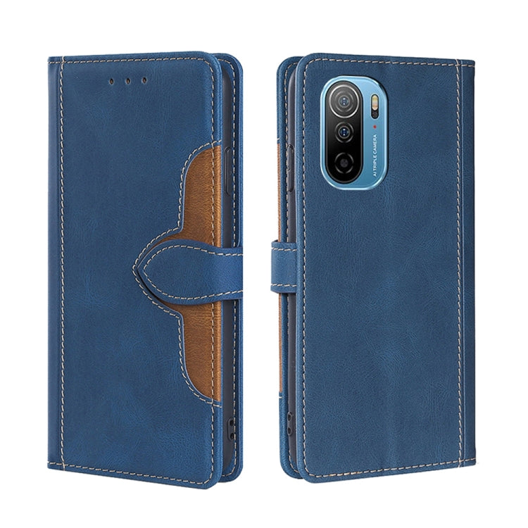 For Ulefone Note 13P Stitching Skin Feel Magnetic Buckle Horizontal Flip PU Leather Case