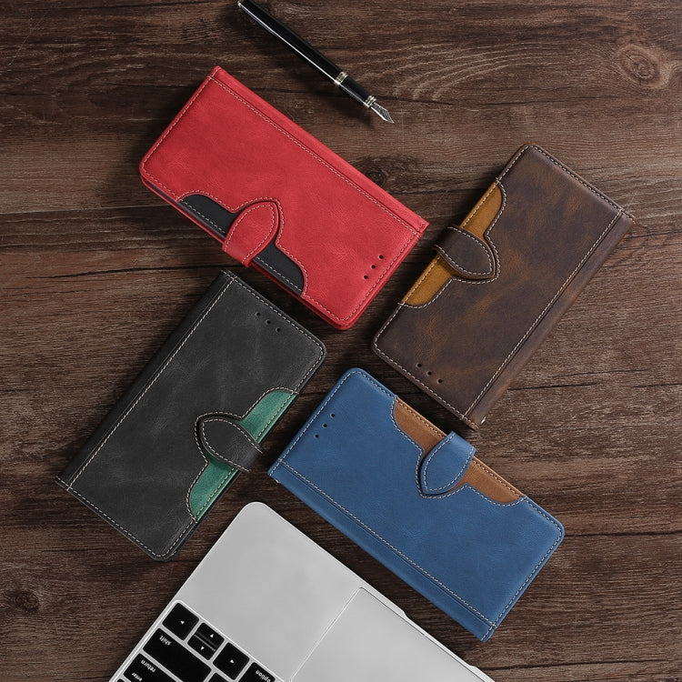 For Ulefone Note 13P Stitching Skin Feel Magnetic Buckle Horizontal Flip PU Leather Case