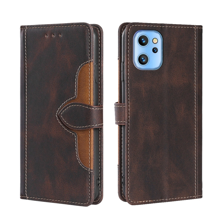 For UMIDIGI A13/A13 Pro/A13S Stitching Skin Feel Magnetic Buckle Horizontal Flip PU Leather Case