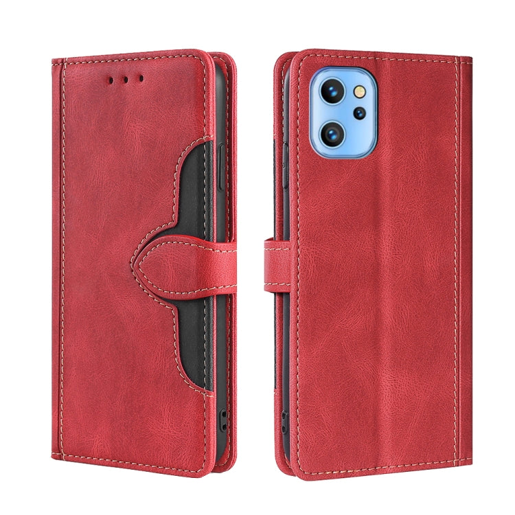 For UMIDIGI A13/A13 Pro/A13S Stitching Skin Feel Magnetic Buckle Horizontal Flip PU Leather Case