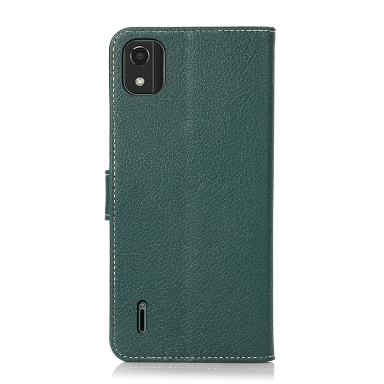 For Nokia C2 2nd Edition Litchi Texture PU + TPU Horizontal Flip Leather Case